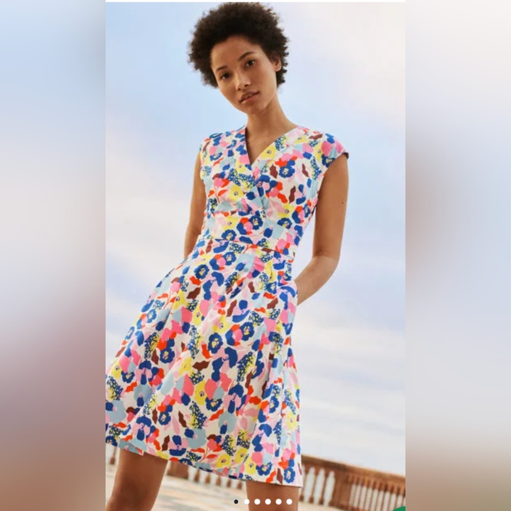 Boden Clemmie Floral Dress | Sz 4R | EUC